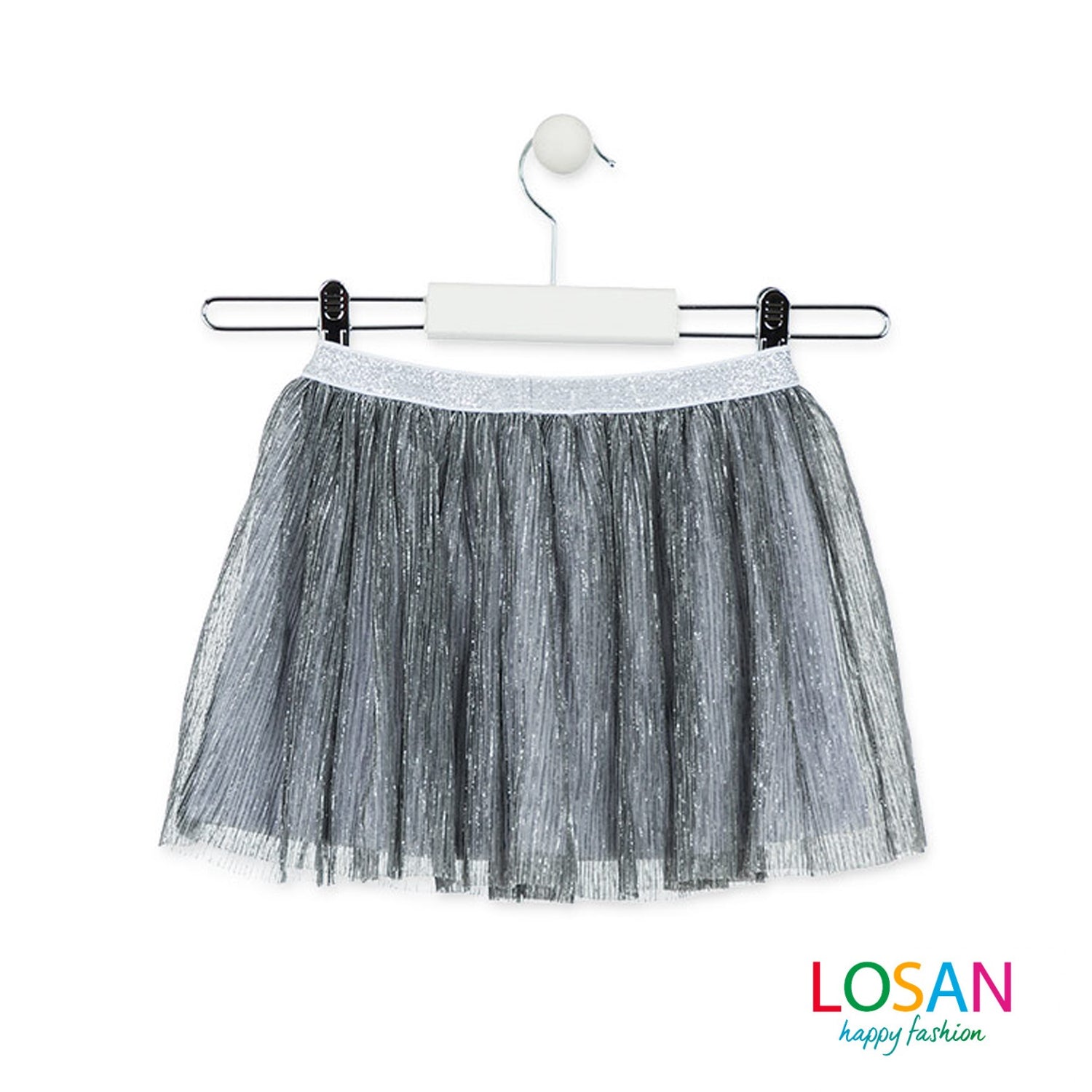 Losan - Gonna Argento in Tulle Bambina Junior