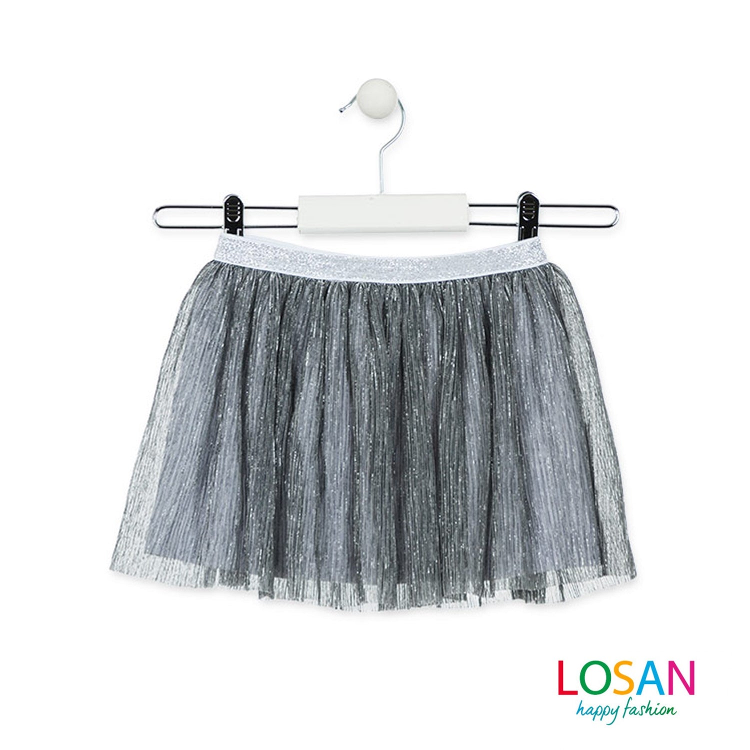 Losan - Gonna Argento in Tulle Bambina Junior