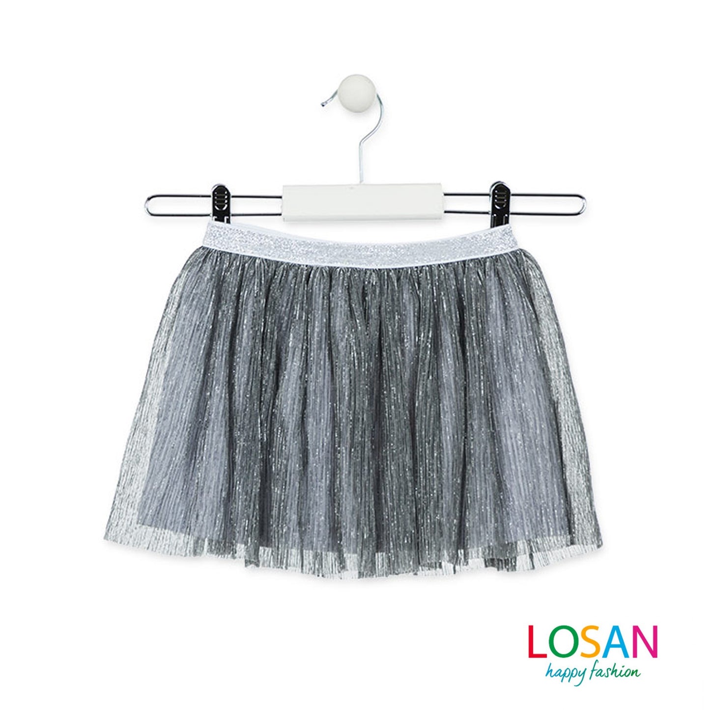 Losan - Gonna Argento in Tulle Bambina Junior