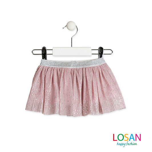 Losan - Gonna Rosa in Tulle Baby Bambina