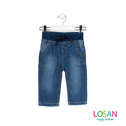 Losan - Straight Cut Jeans with Elastic Baby Boy