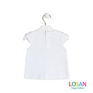 Losan - Maglietta Principesse a Manica Corta Baby Bambina