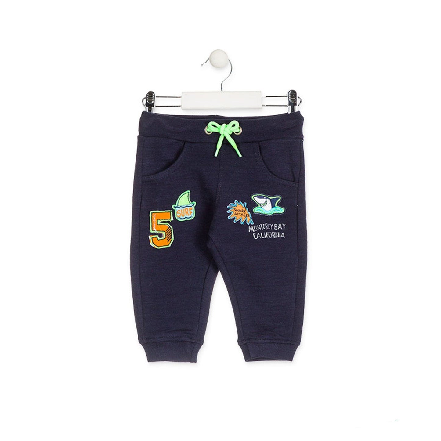 Losan - Pantaloni Blu Marino "Shark" Baby Bambino