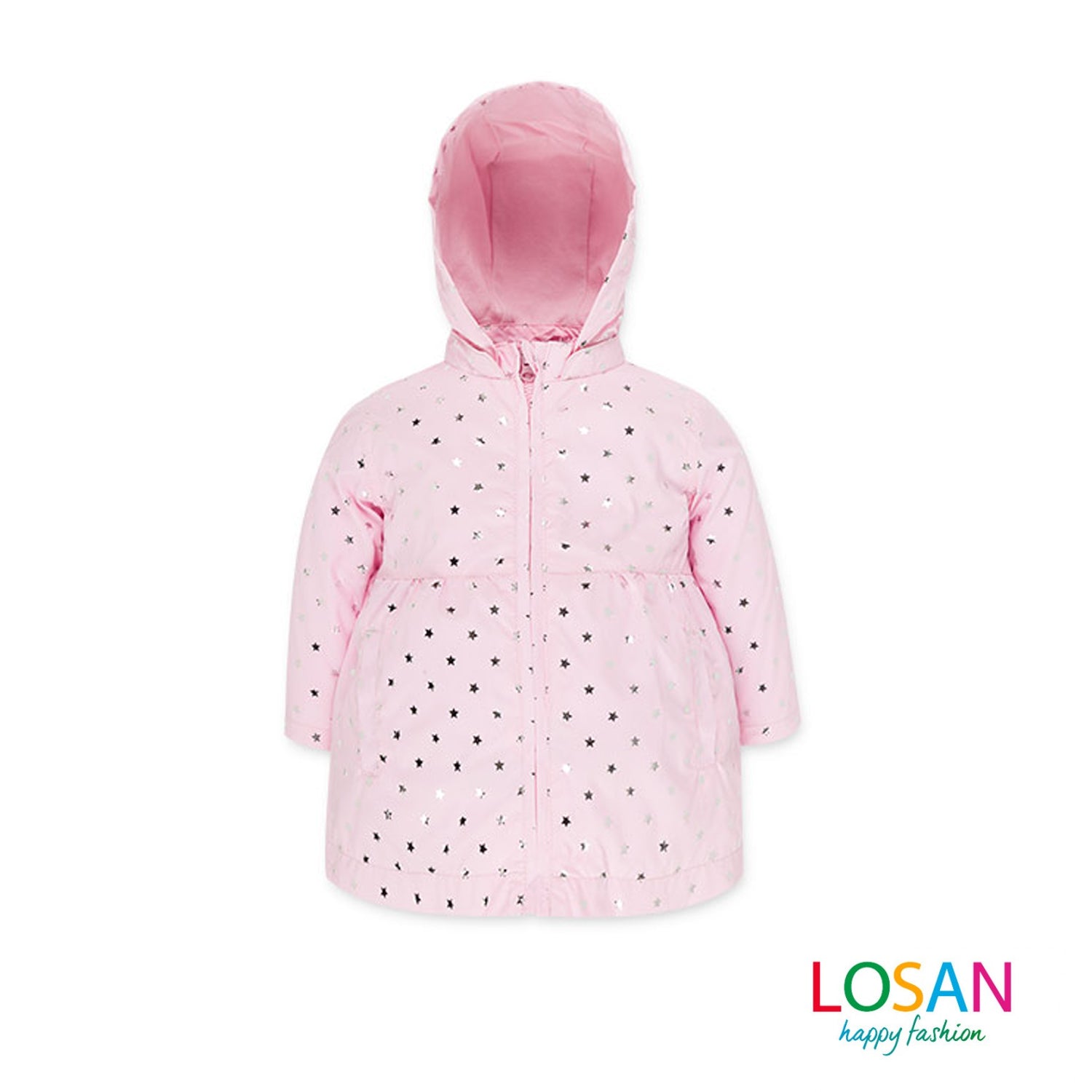 Losan - Parka Mezza Stagione a Stelle Baby Bambina