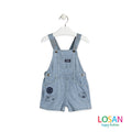 Losan - Salopette di Jeans a Righe Baby Bambino
