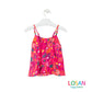 Losan - Top Fucsia in Stile Etnico Bambina Junior