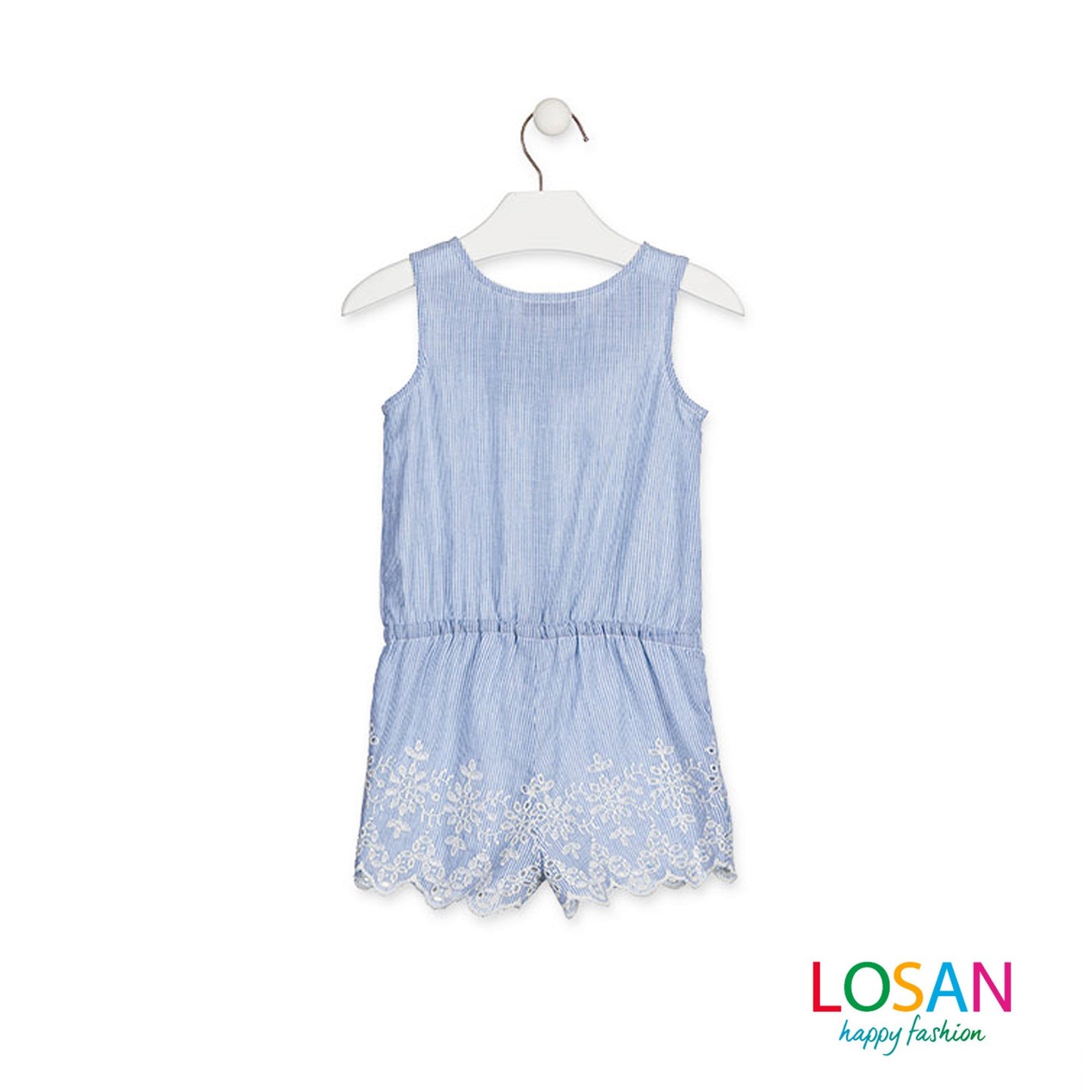 Losan - Tuta in Voile con Orlo Ricamato Bambina Junior