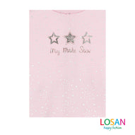 Losan - Tutina Rosa con Stelline Neonata