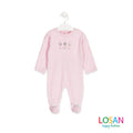 Losan - Tutina Rosa con Stelline Neonata