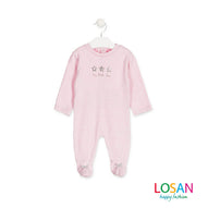 Losan - Tutina Rosa con Stelline Neonata