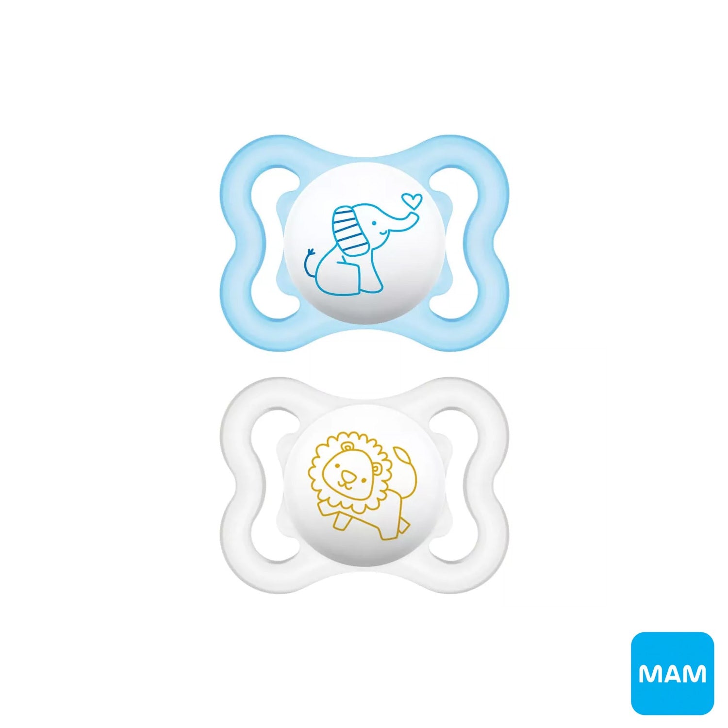 Mam - Mini Air 2-6m silicone pacifier 2Pcs – Iperbimbo