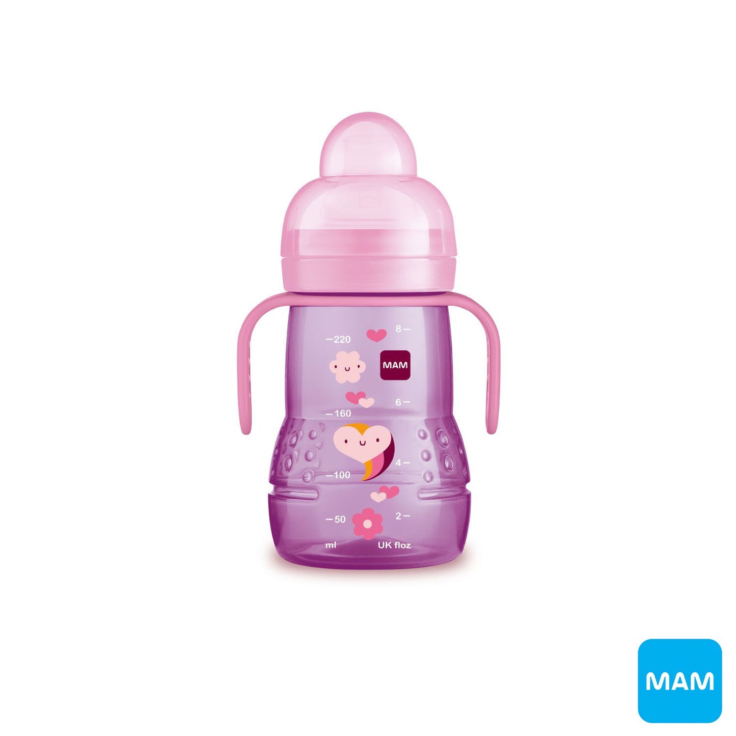 Mam - Trainer+ 220ml - Bottle and Cup 4+months