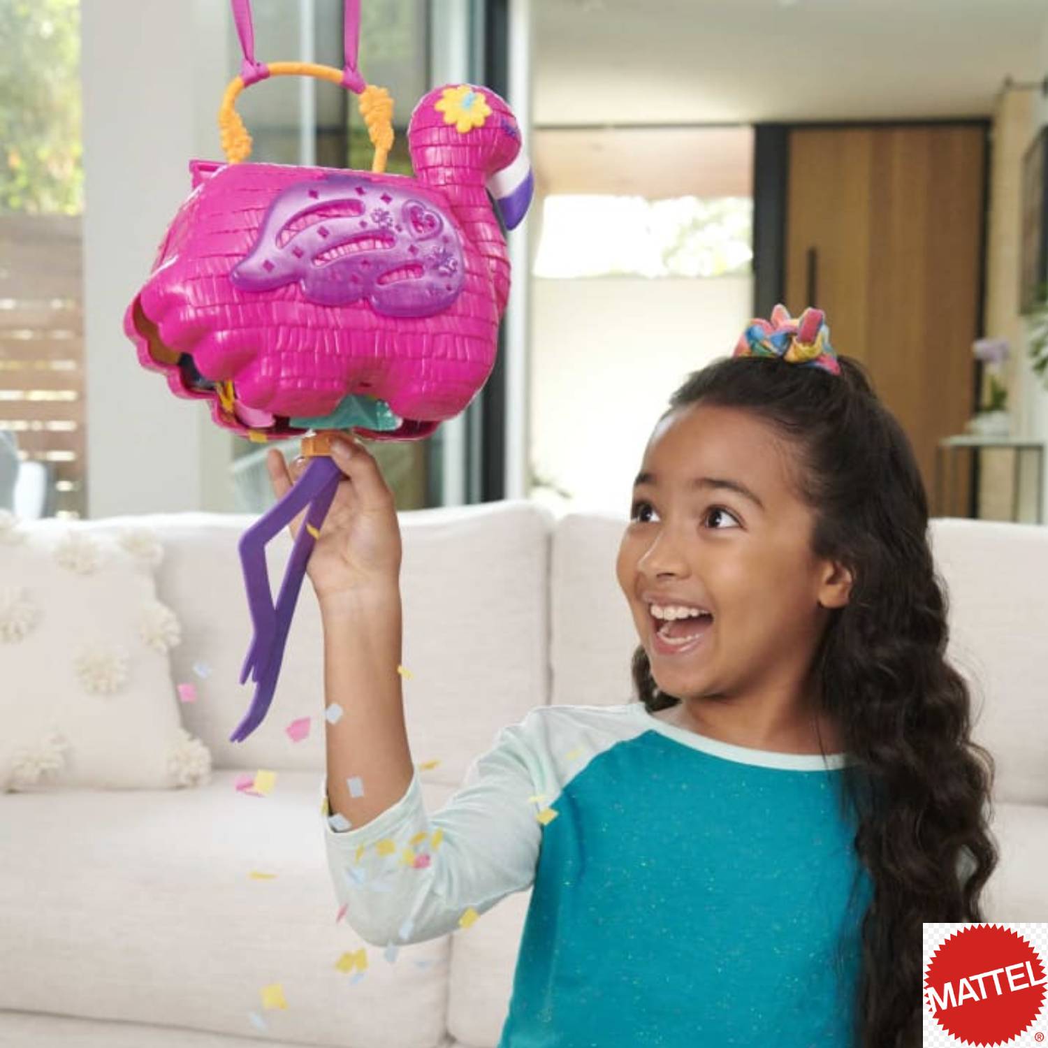 Mattel - Polly Pocket™ Cofanetto Fenicottero Mega Party HGC41