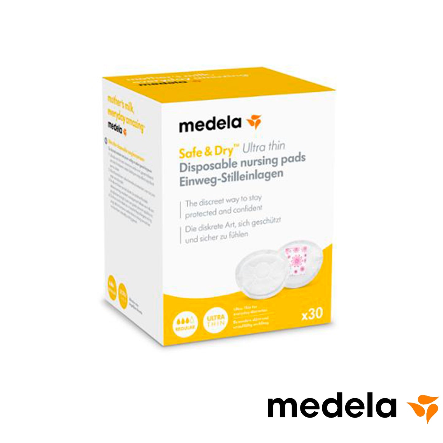 Medela - Safe & Dry Ultra thin Disposable Nursing Pads – Iperbimbo