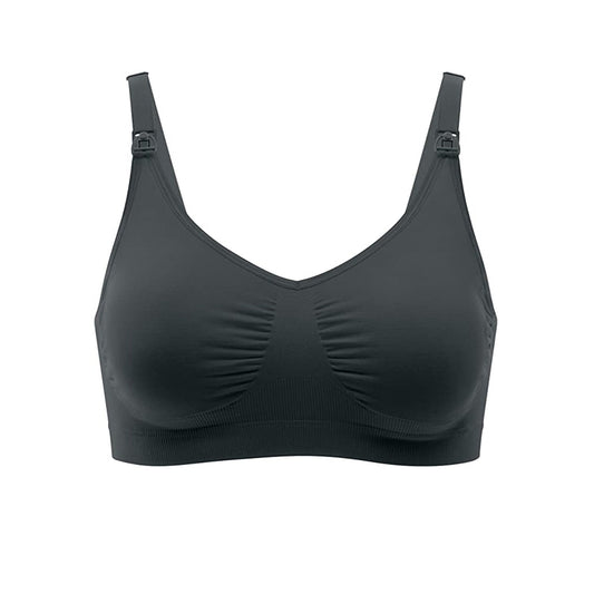 Medela - Reggiseno Gravidanza Allattamento Ultra Stretch Nero