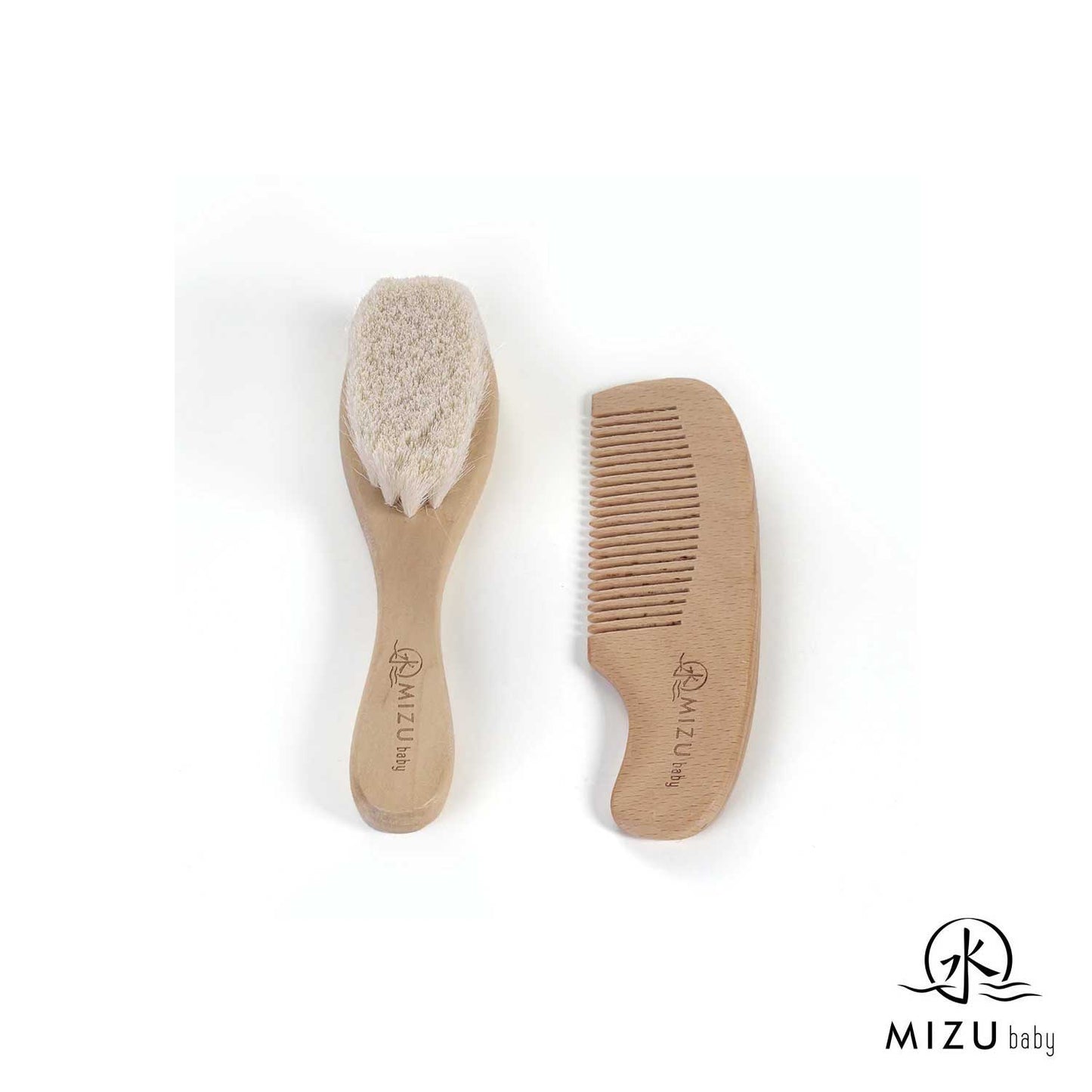 Mizu - Mami Set spazzola e pettine in bamboo