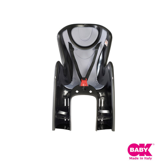 OK Baby - Seggiolino Bici Posteriore Baby Shield con attacco al portapacchi