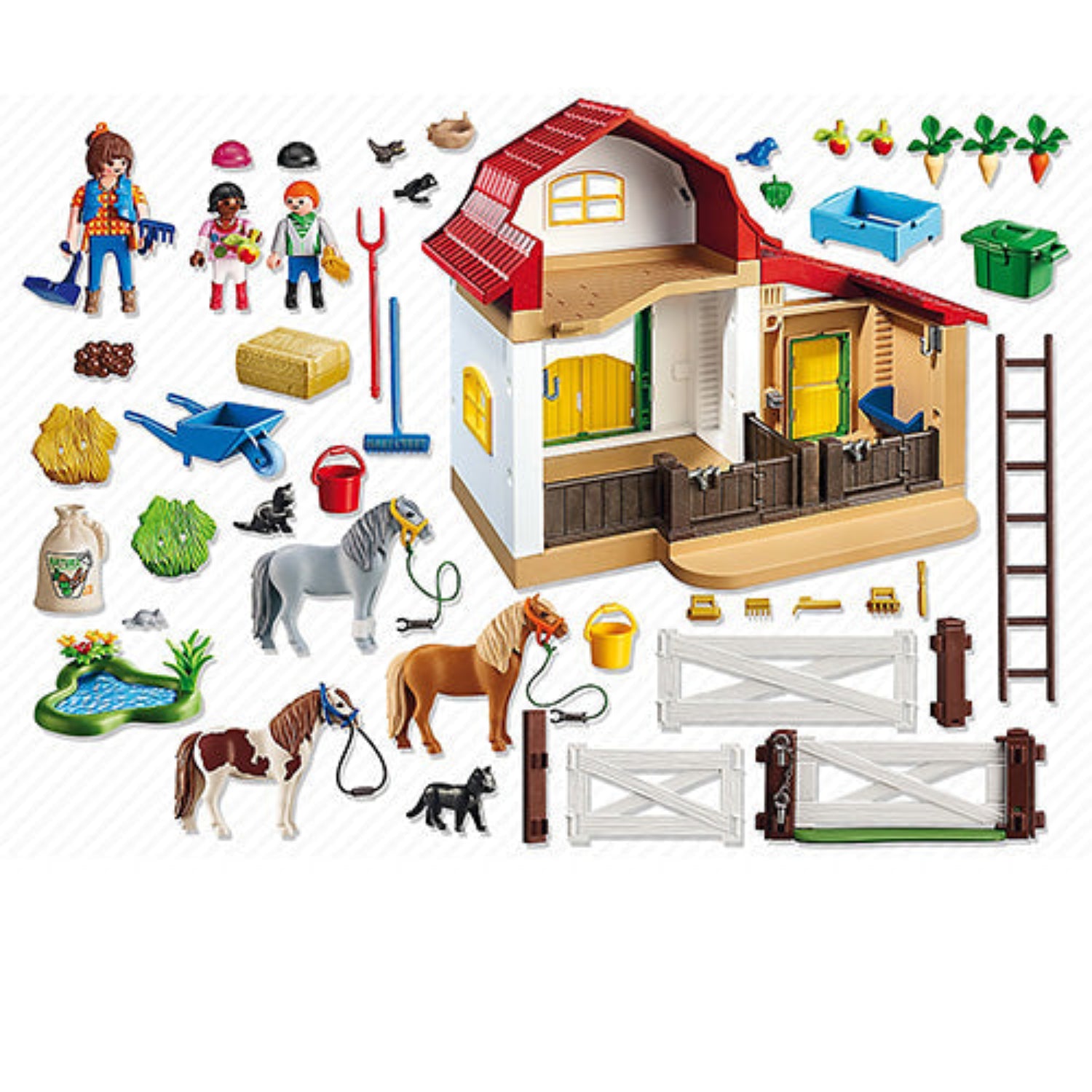 playmobil maneggio dei pony 6927 contenuto