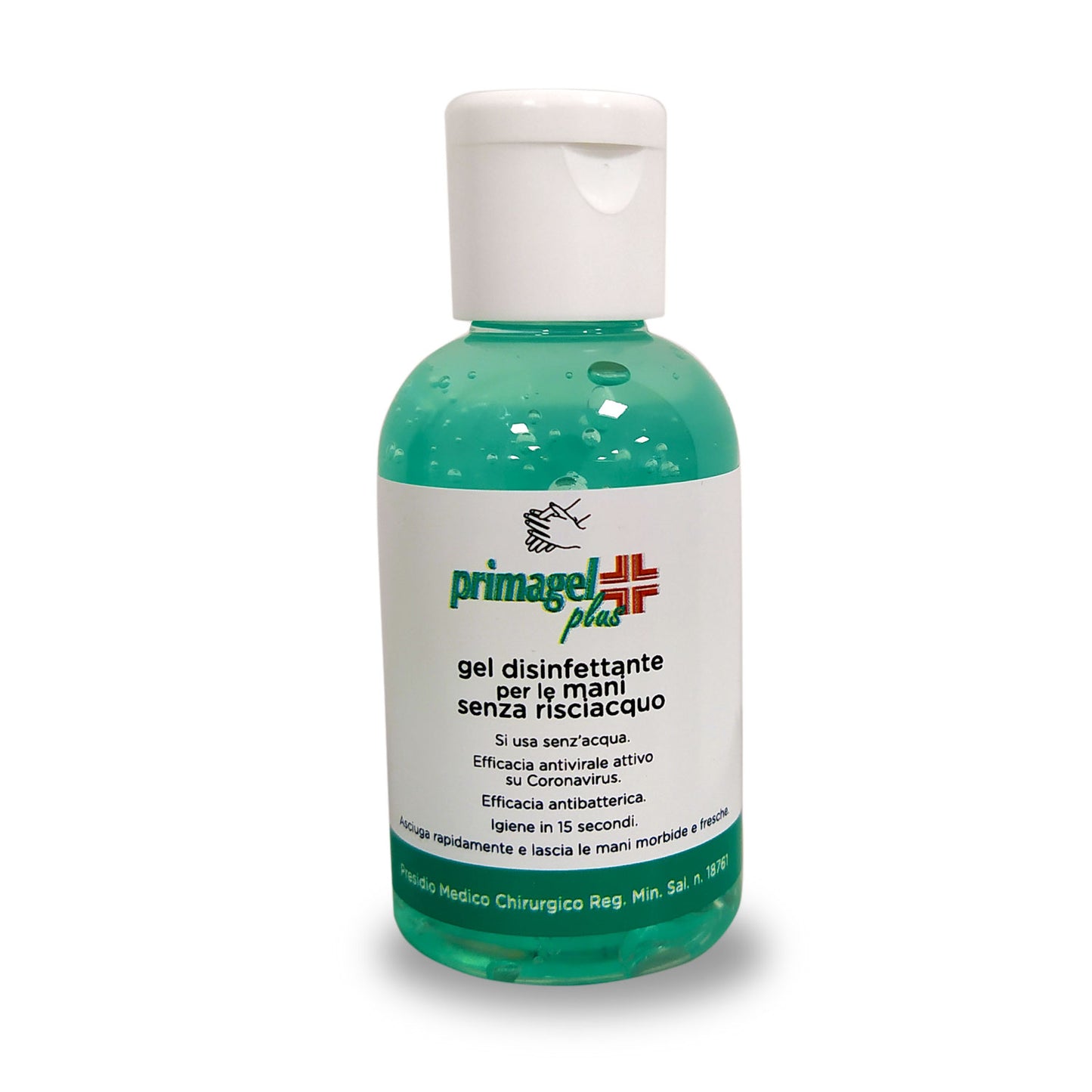Primagel Plus - Hand Disinfectant Gel 50ml vial format