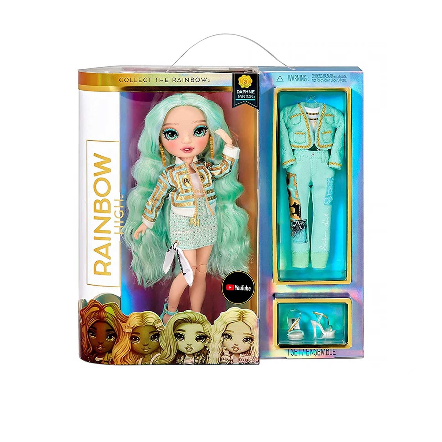 Rainbow High CORE Fashion Doll- Daphne Minton (Mint)