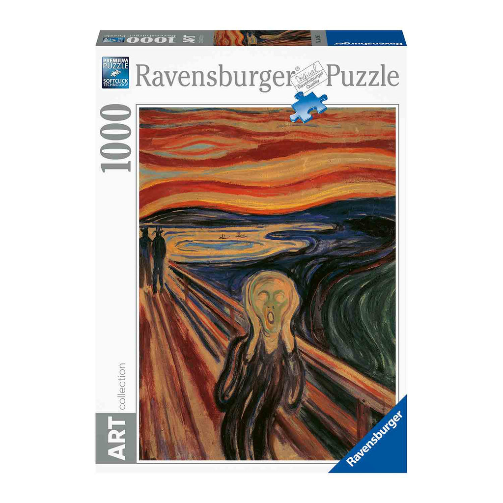 Ravensburger - Puzzle Munch l'Urlo, 1000 Pezzi, Puzzle Arte per Adulti Ravensburger - Puzzle Munch l'Urlo, 1000 Pezzi, Puzzle Arte per Adulti