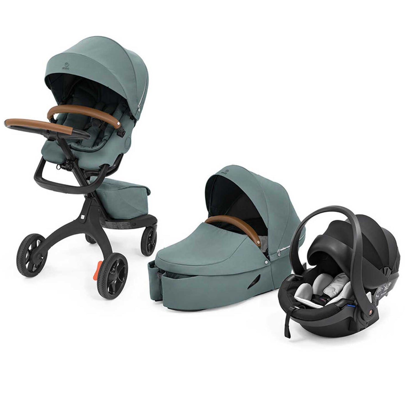 STOKKE - Trio NEW XPLORY X Completo con seggiolino auto Izi Go Modular X1 ISize