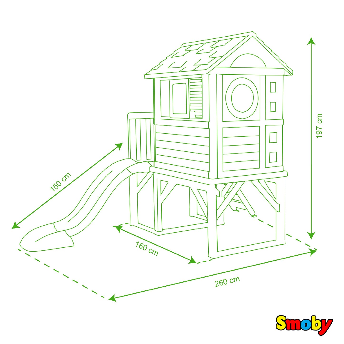 Smoby - Small house on stilts