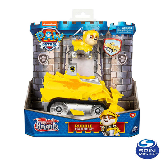 Spin Master - Paw Patrol Veicolo tematizzato di Salvataggio Knights di Rubble