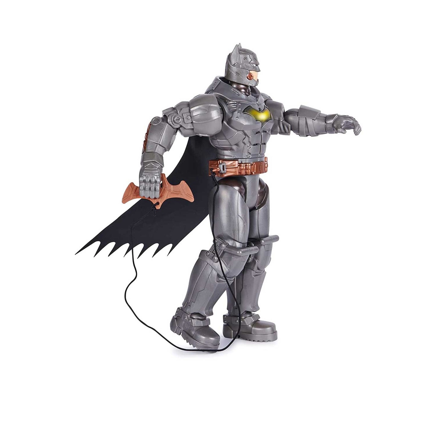 Spin Master - DC Comics Personaggio Batman Deluxe Battle Strike Con Suoni In Scala 30 Cm