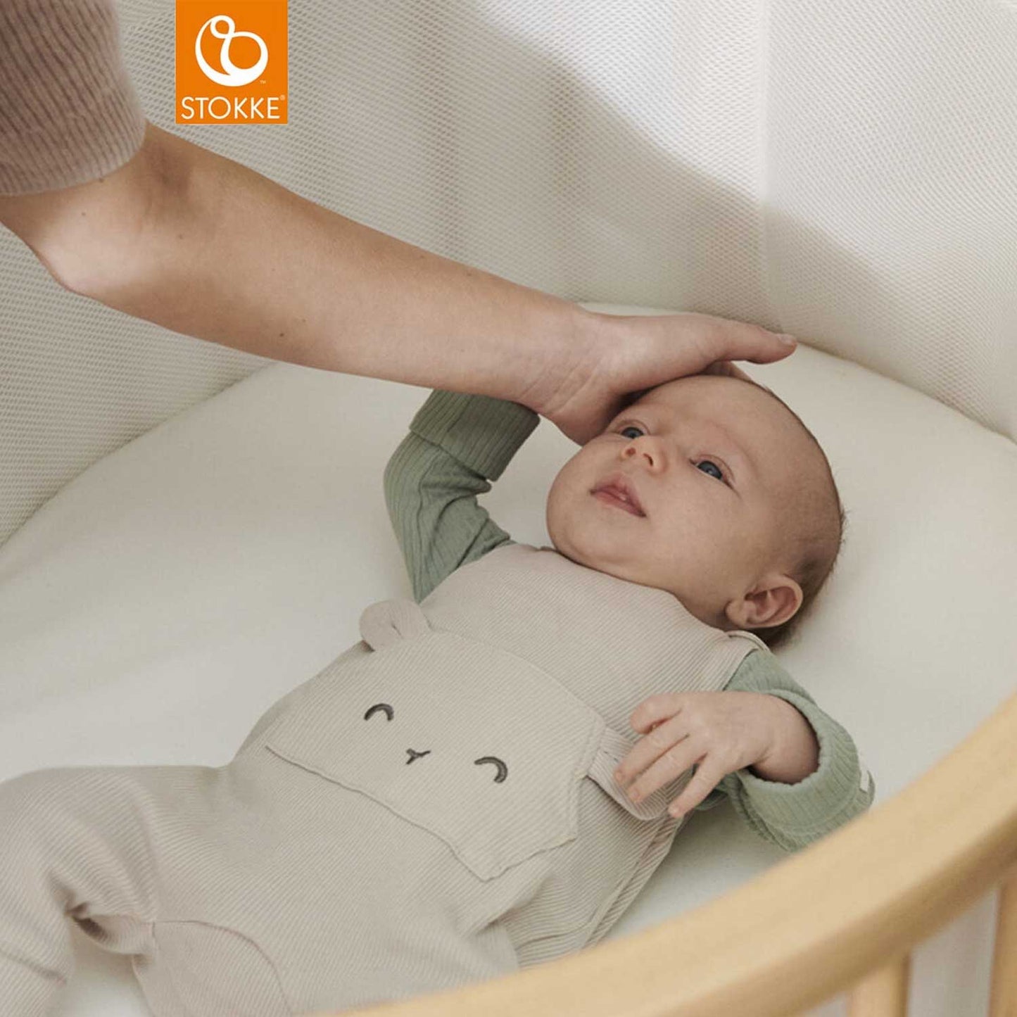 Stokke - Fodera paracolpi in mesh  Sleepi culla lettino Mini V3 Bianco