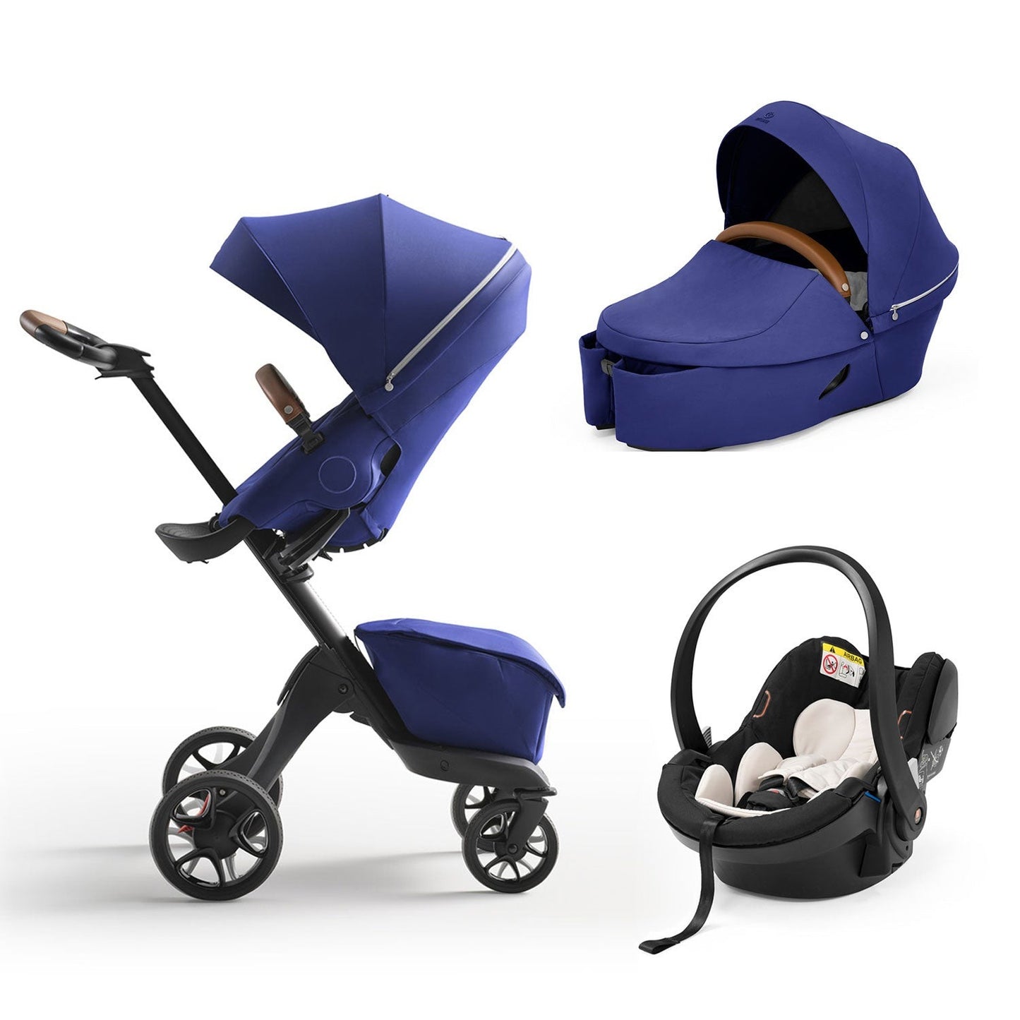 STOKKE - Trio NEW XPLORY X Completo con seggiolino auto Izi Go Modular X1 ISize