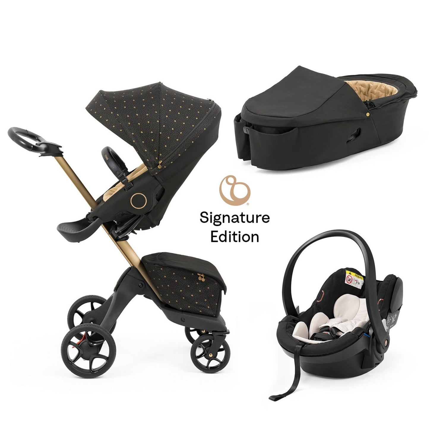 STOKKE - Trio NEW XPLORY X Completo con seggiolino auto Izi Go Modular X1 ISize