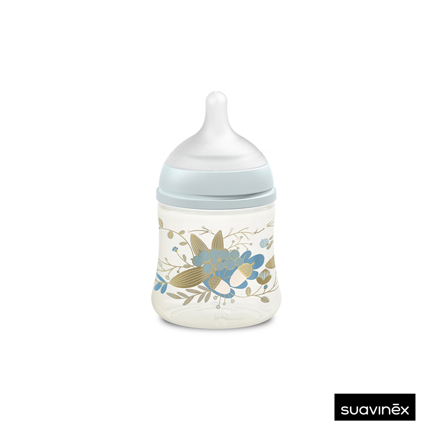Suavinex - Biberon 150ml flusso lento 0m+ Gold Edition