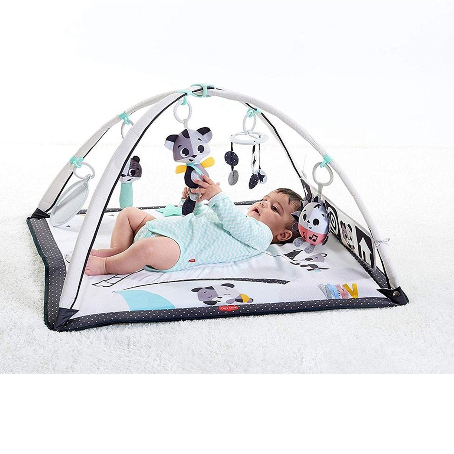 Tiny Love - Palestrina neonato Black & White Gymini®