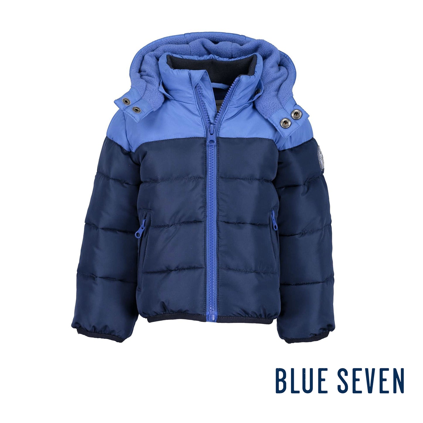 Blue Seven - Cappotto con Cappuccio Blu Baby Bambino