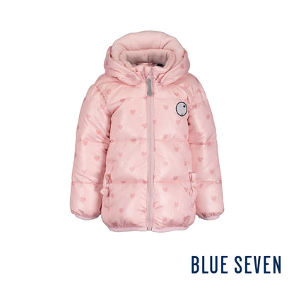 Blue Seven - Giubbotto con Cappuccio Rosa Baby Bambina