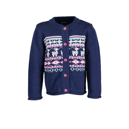 Blue Seven - Cardigan Blu Baby Bambina