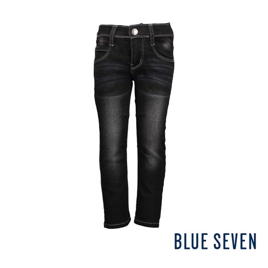Blue Seven - Jeans Nero Bambino Junior