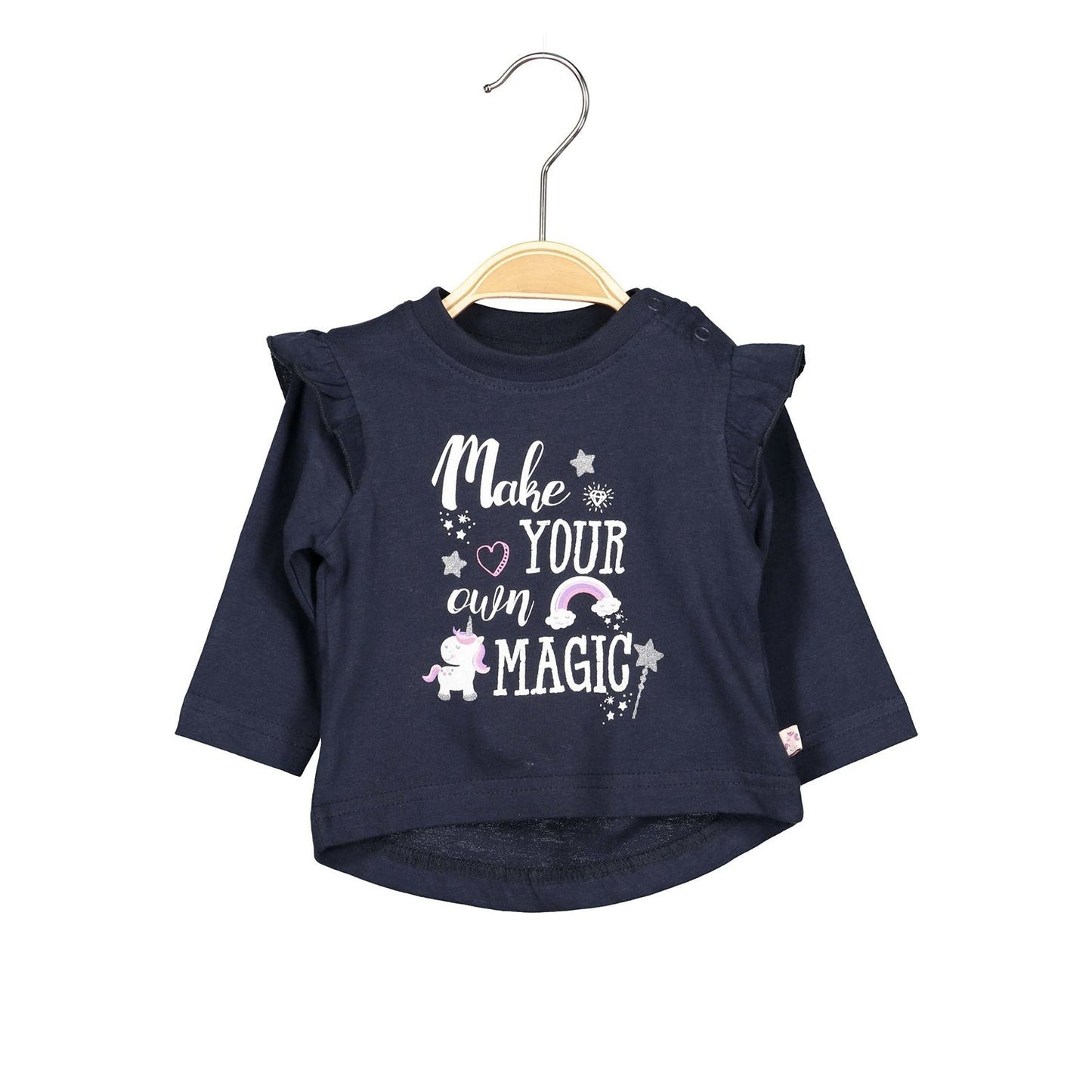 Blue Seven - Dark Blue Long Sleeves T-Shirt For Baby Girl LAST SIZE 3-6 MONTHS
