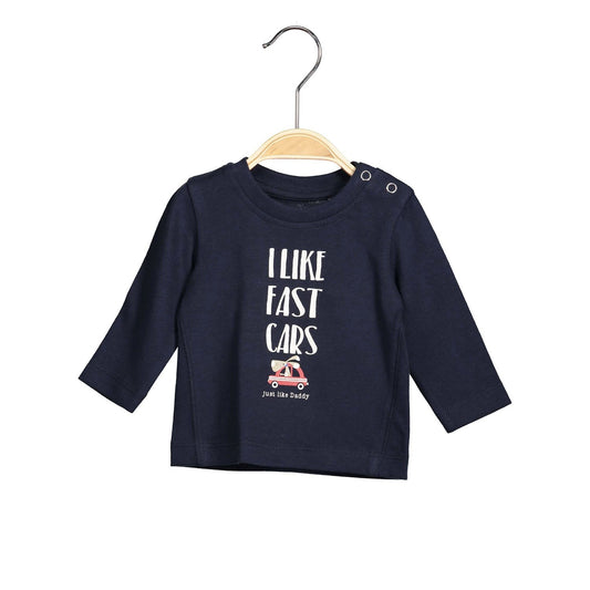 Blue Seven - Blue Long Sleeves Baby Boy T-Shirt