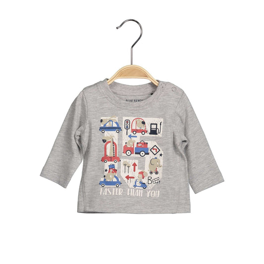 Blue Seven - Gray Long Sleeves Baby Boy T-Shirt