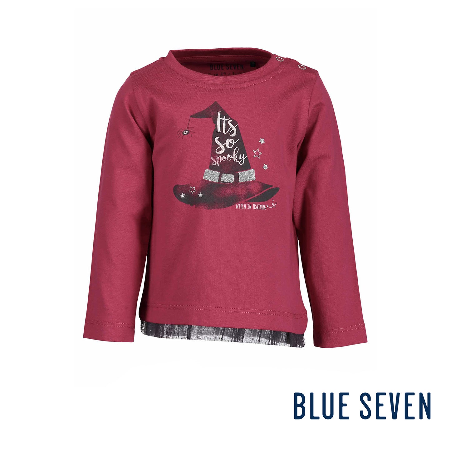 Blue Seven - Maglietta Maniche Lunghe Magenta Baby Bambina