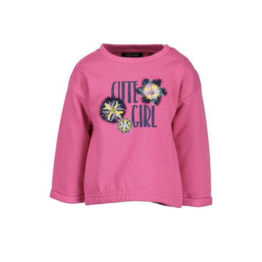 Blue Seven - Fuchsia Baby Girl Long Sleeve Sweatshirt