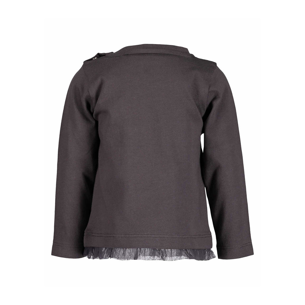 Blue Seven - Baby Girl Brown Long Sleeve T-Shirt
