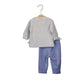 Blue Seven - Pigiama Completo Neonata Grigio