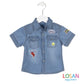 Losan - Camicia Jeans Manica Corta Baby Bimbo