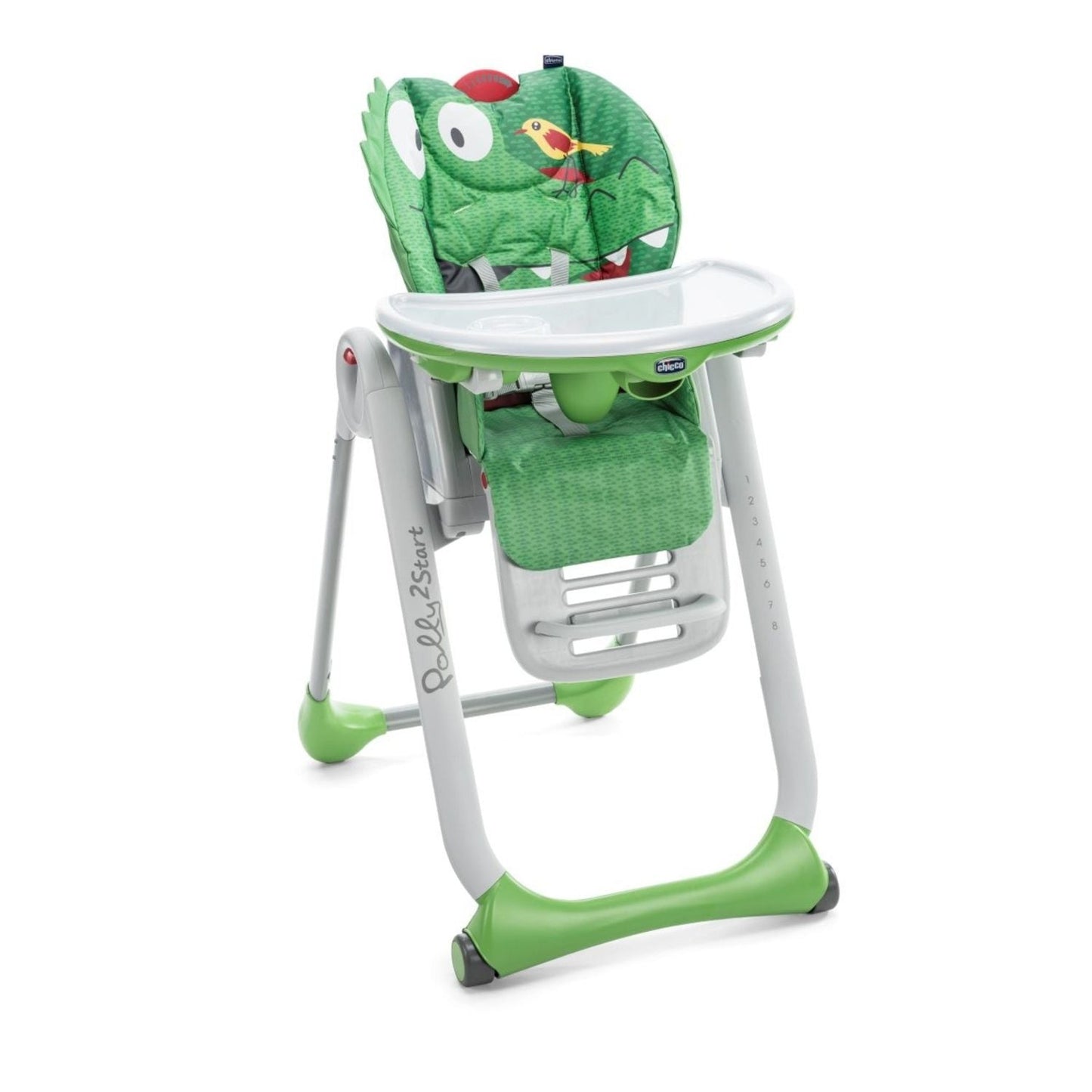 Chicco - Seggiolone Pappa Polly 2 Start 4 Ruote