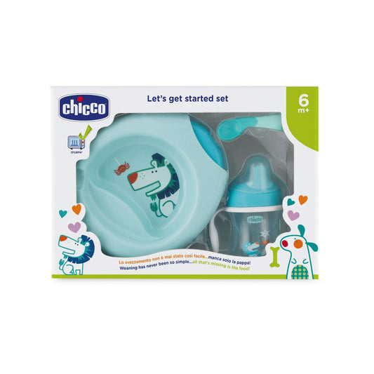 Chicco - Meal Set Plate and Cutlery 6m