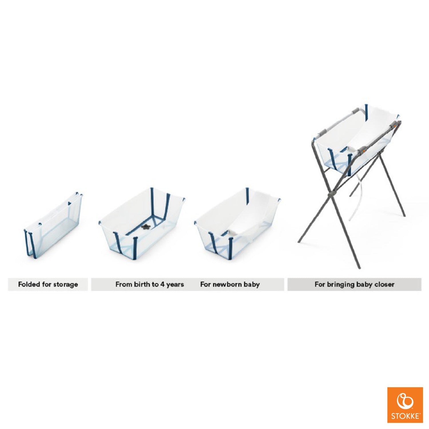 STOKKE - Vaschetta FLEXI BATH con Supporto