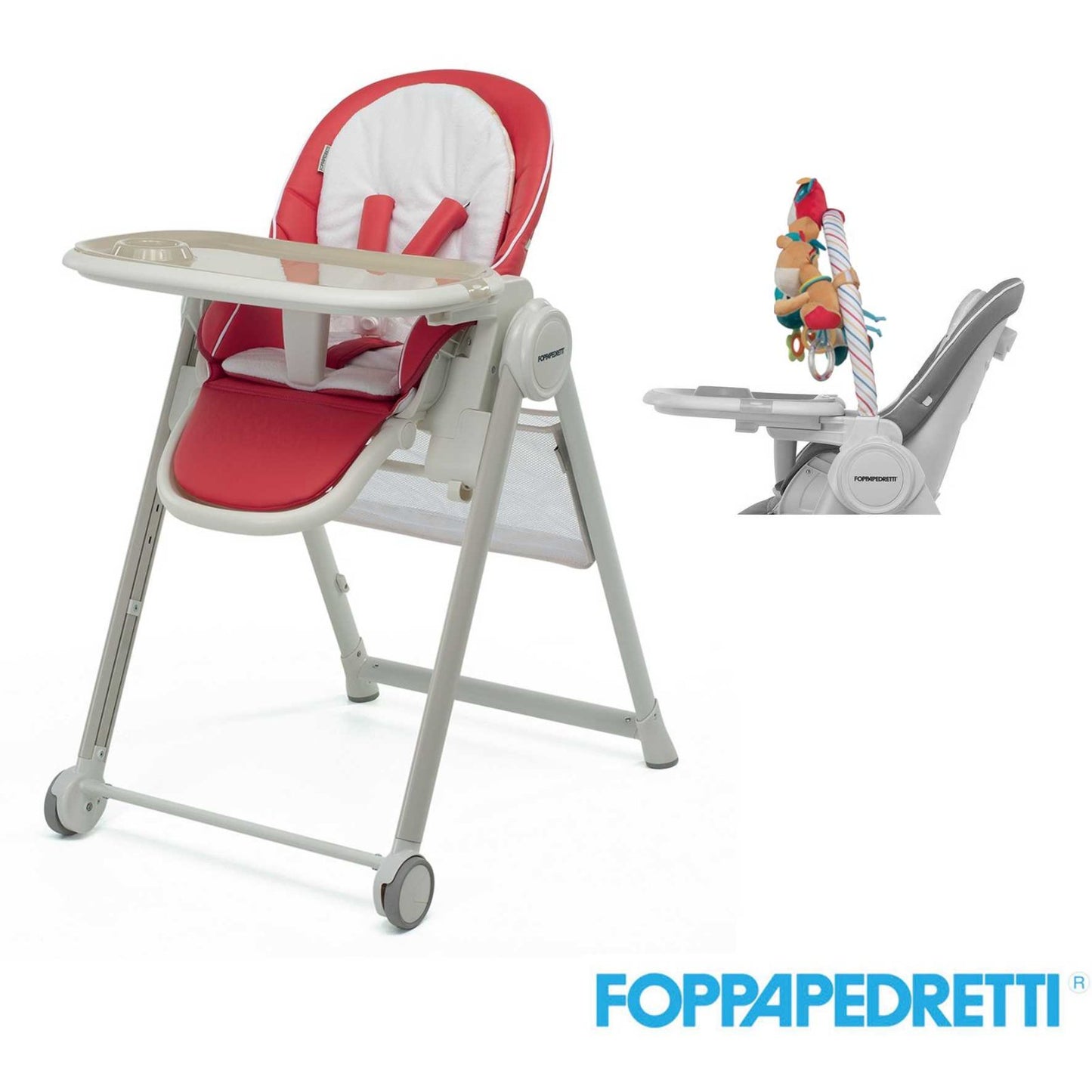 Foppapedretti - Misterchef high chair with toy bar